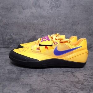NIKE Zoom Rotational 6 Throwing Shoes Mens 6 Citron Pulse Indigo FZ9606-800